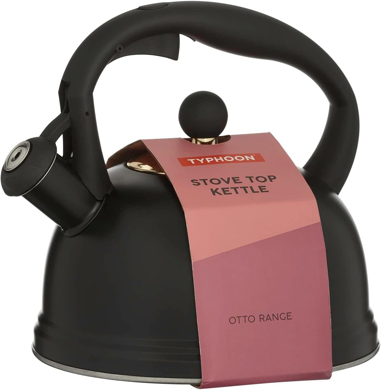 Otto Black Stove Top Kettle | Buy Online Here - Portmeirion Online