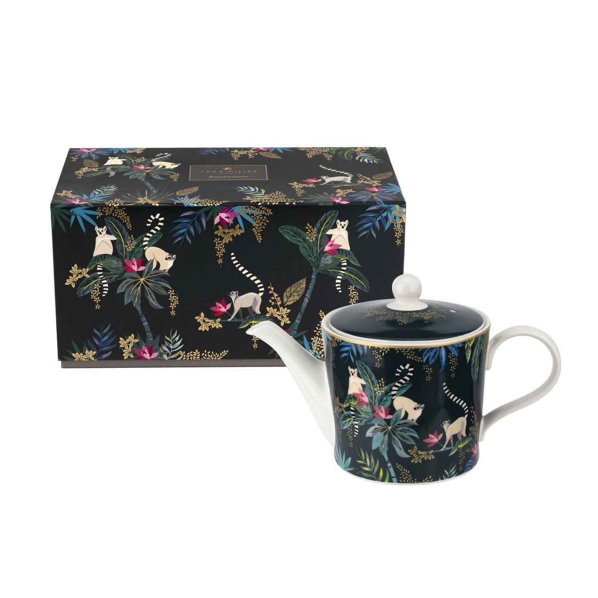 Tasse Et Soucoupe Sara Miller Portmeirion - Collection Chelsea Vert émeraude