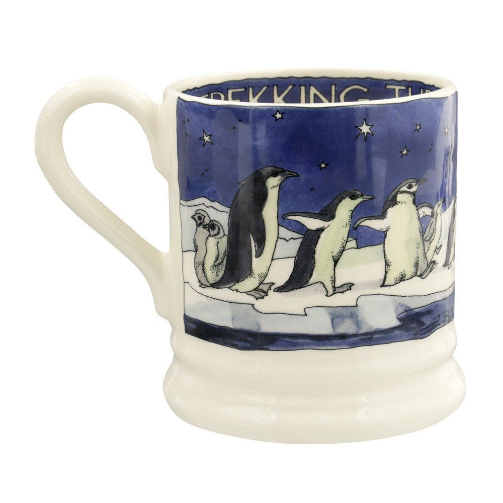 Emma Bridgewater Winter Penguins 1/2 Pint Mug Buy Online Here