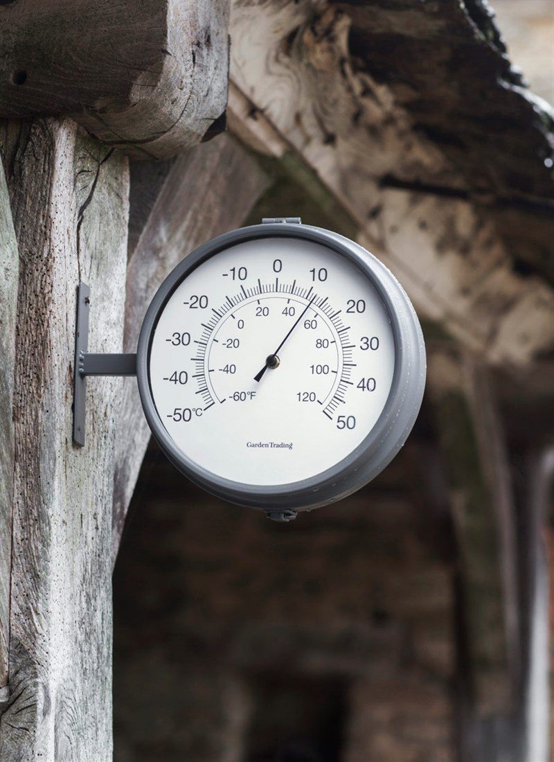 Waterloo Double Sided Clock & Thermometer, Portmeirion Village Shop Portmeirion Online