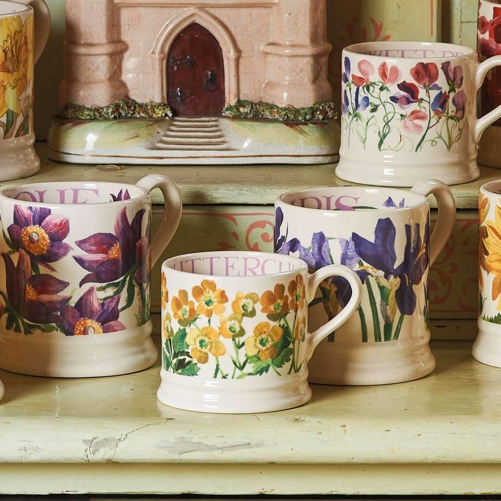 Emma Bridgewater Blue Iris 1/2 Pint Mug At Portmeirion Online