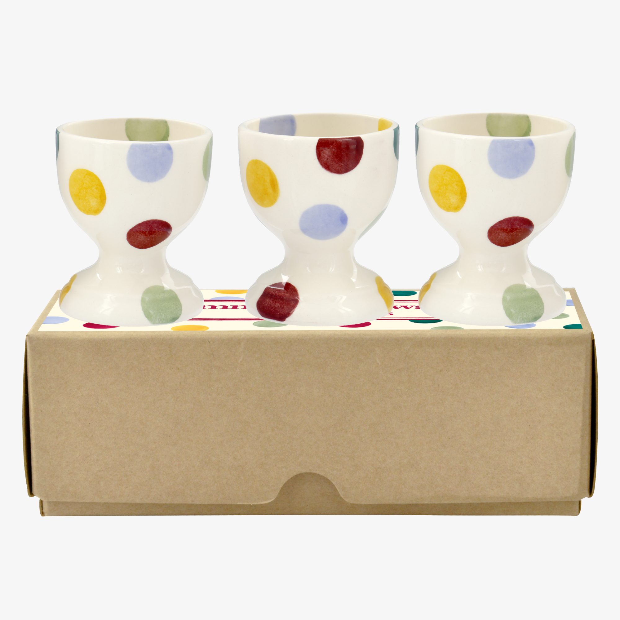 Emma Bridgewater Polka Dot Set of 3 Egg Cups Buy Online Here Portmeirion Online