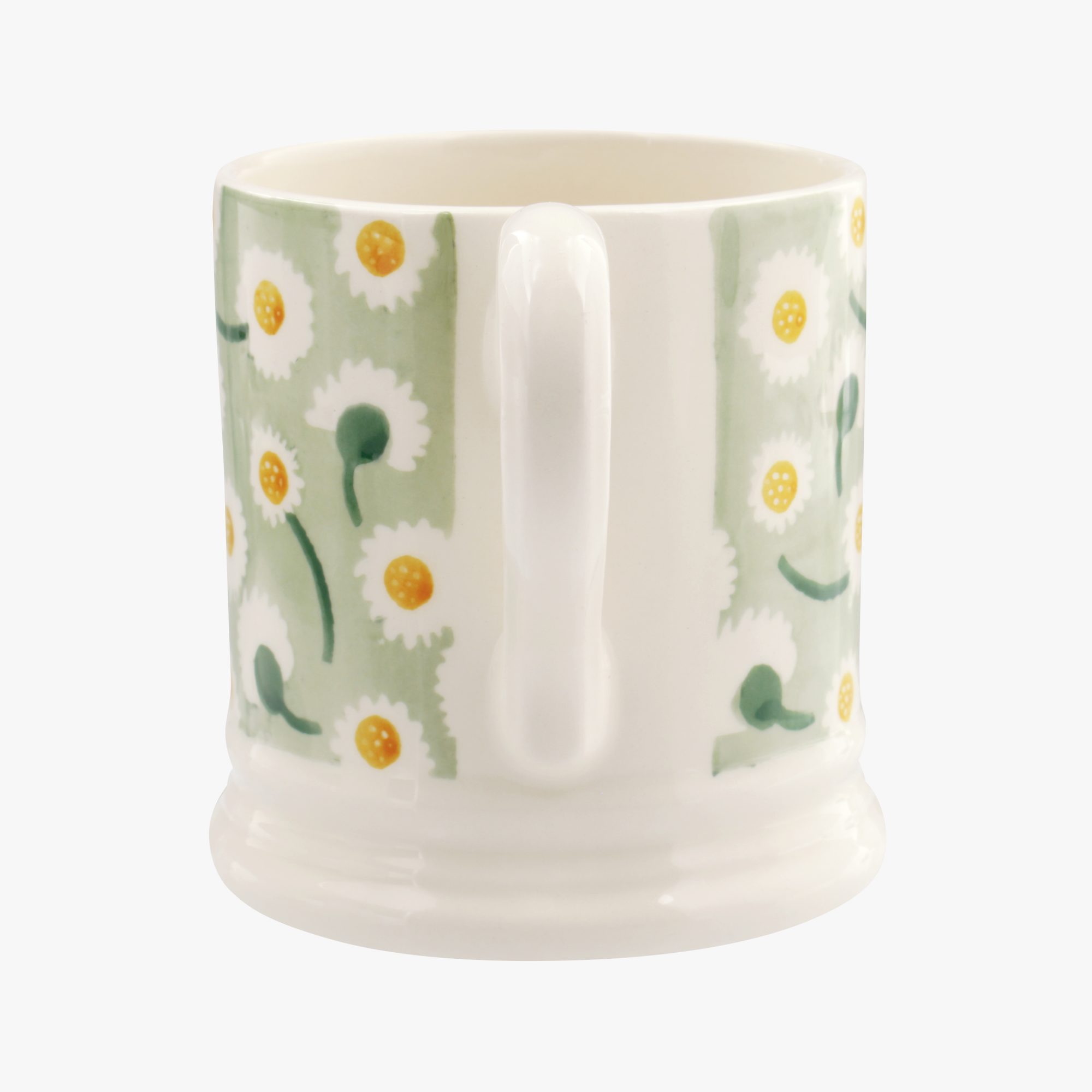 Emma Bridgewater Daisy Light Green 1/2 Pint Mug Buy Online Here