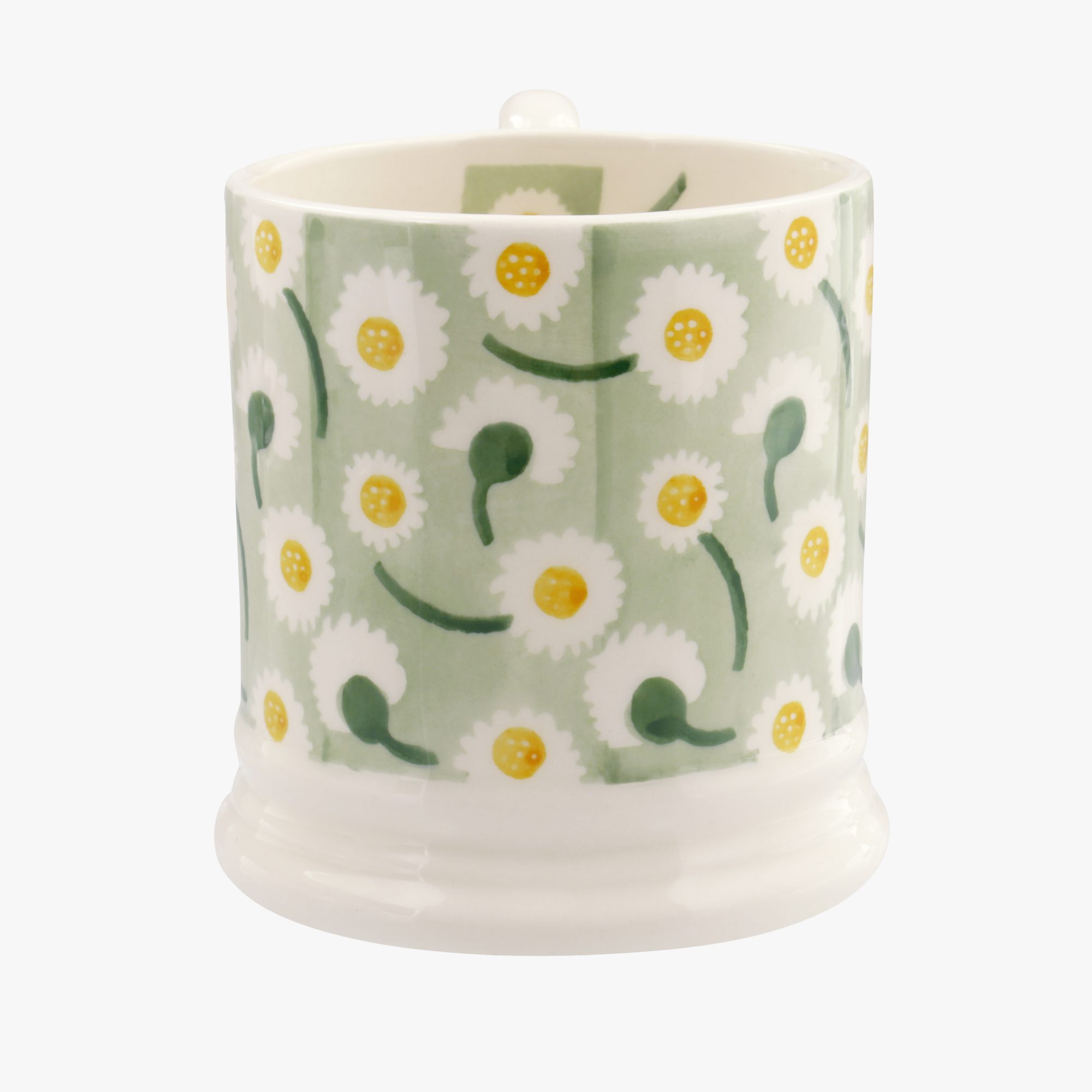 Emma Bridgewater Daisy Light Green 1/2 Pint Mug Buy Online Here