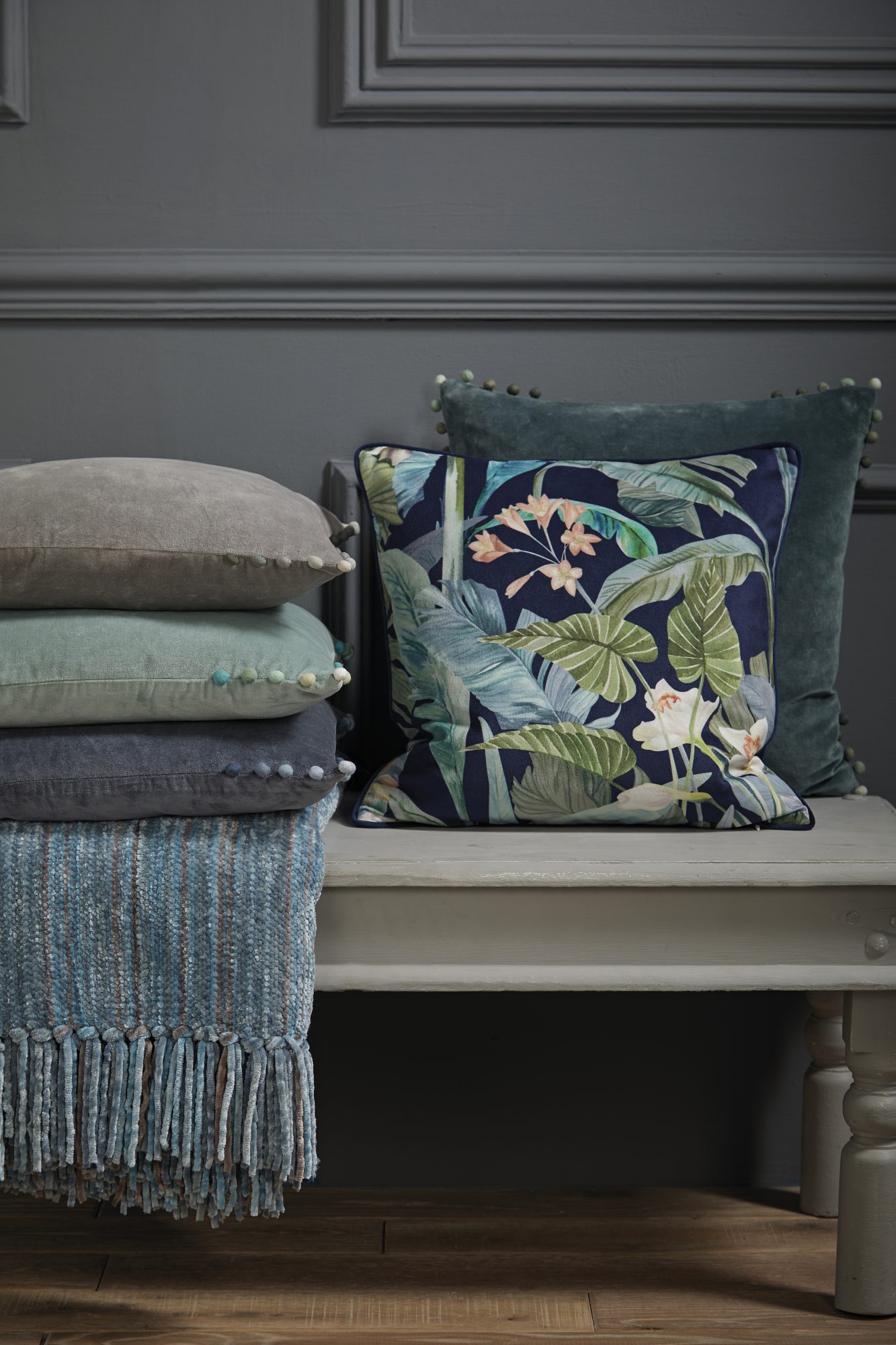 Walton & Co Marilyn Cushion Oyster main image 1