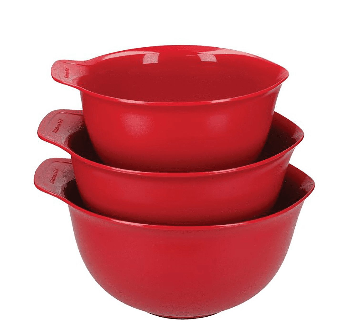 Kitchen Aid Set of 3 Mixing Bowls Empire Red Buy Online Here