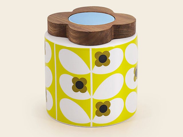 Orla Kiely Butterfly STEM Dandelion Mug Tazza, Ceramica