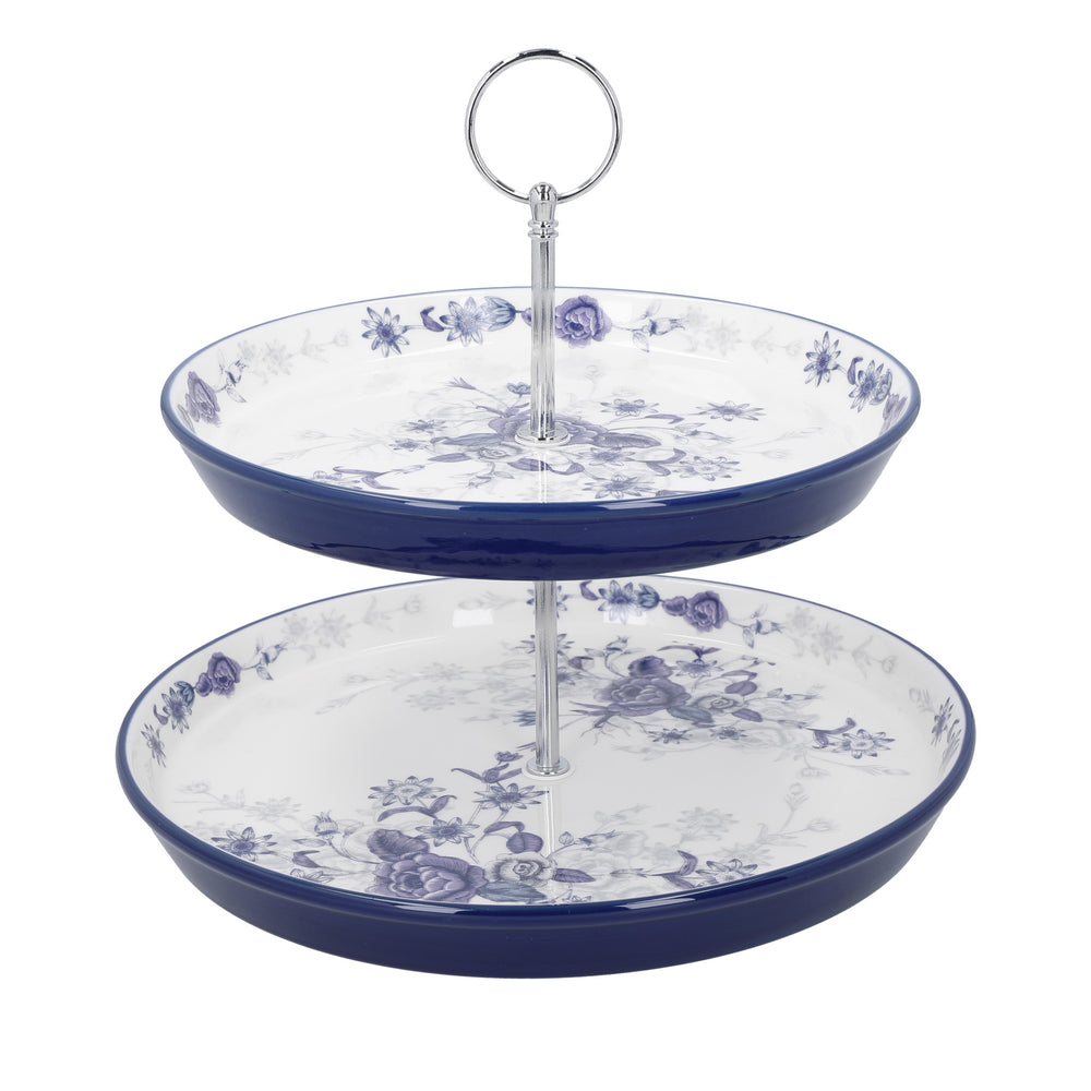 Blue Rose Cake Stand | Buy Online Here - Portmeirion Online
