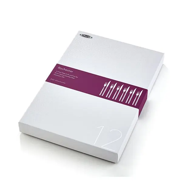 Stellar Rochester 12PC Steak Knife & Fork Set At Portmeirion Online