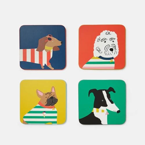 Joules Brightside Corkback Coasters Buy Online Portmeirion Online