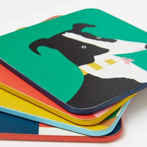 Joules Brightside Corkback Coasters Buy Online Portmeirion Online