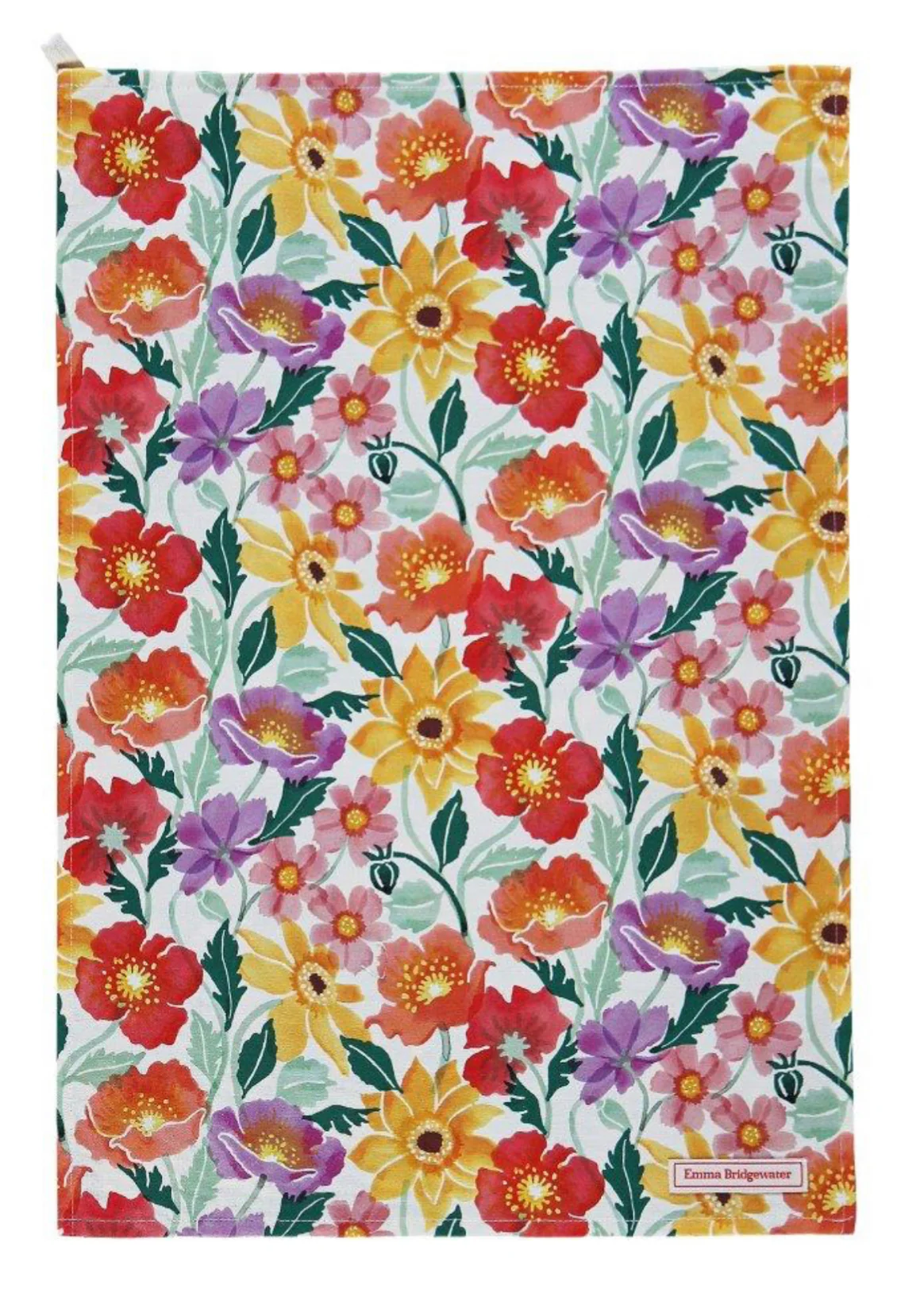 Emma Bridgewater Poppies Cosmos Tea Towel At Portmeirion