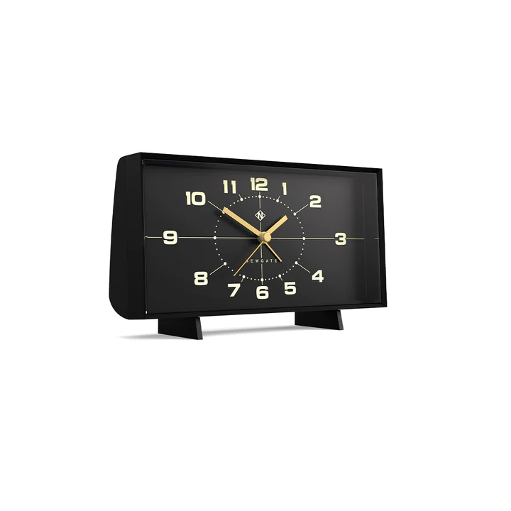 Newgate Wideboy Alarm Clock in Black At Portmeirion Online