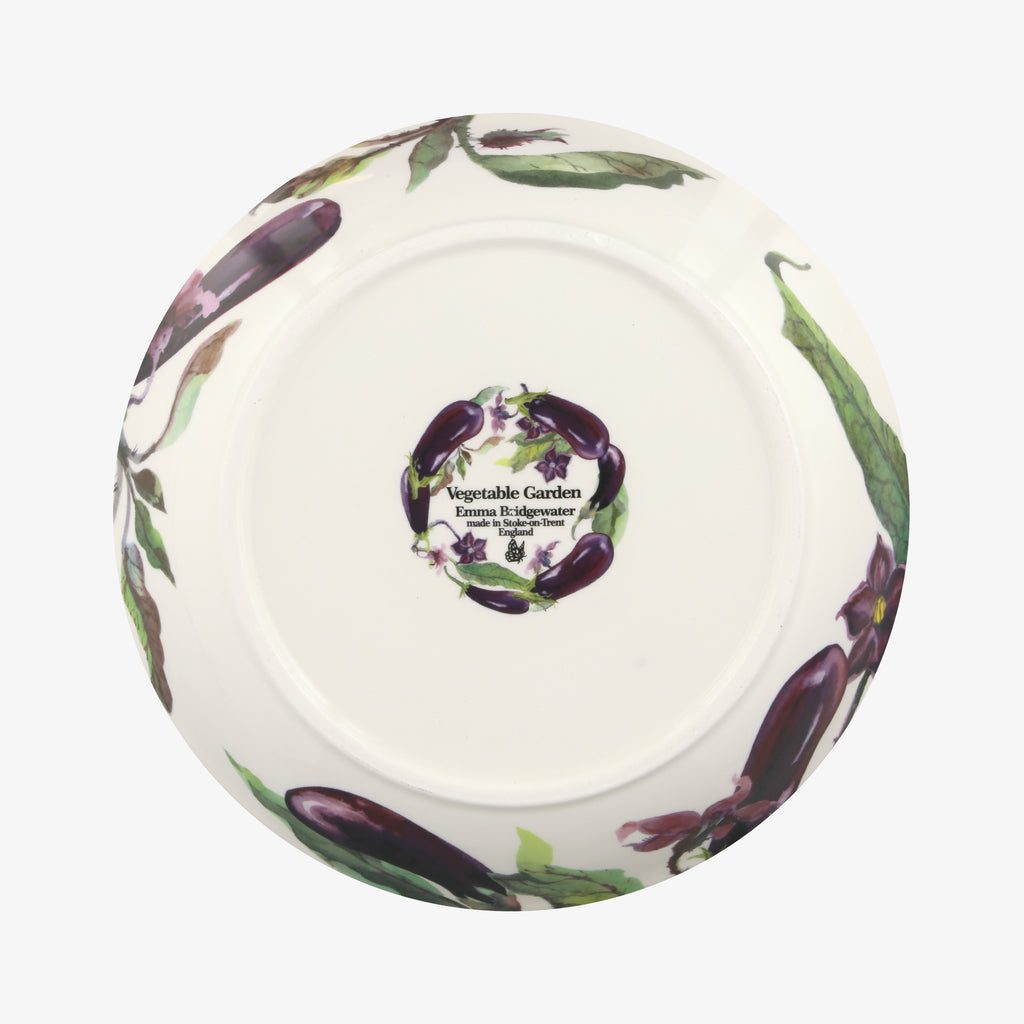 Emma Bridgewater Aubergine & Flowers Medium Pasta Bowl Portmeirion