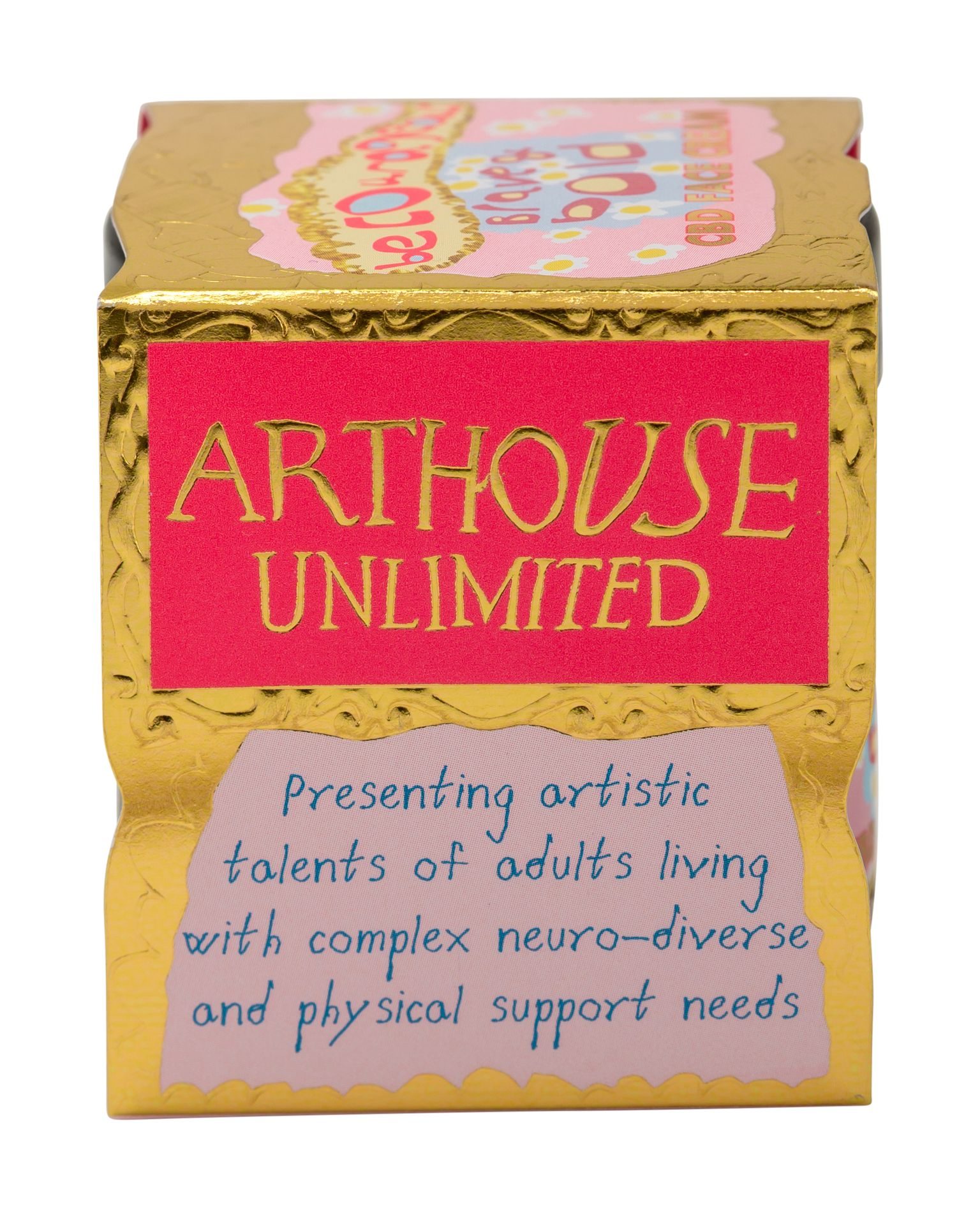 Arthouse Unlimited Be Courageous, Brave and Bold CBD Face Cream