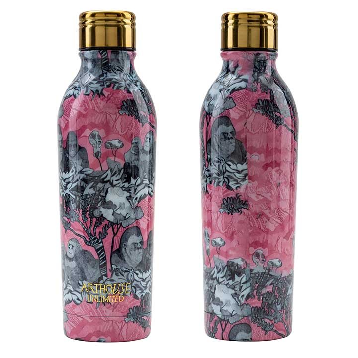 Arthouse Unlimited Gorillas Insulated Water Bottle 500ml Portmeirion