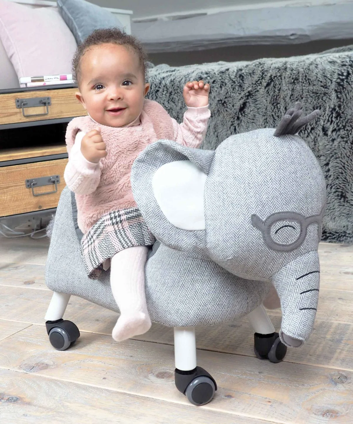 Elephant Riding Box Cuthbert Elephant Ride On Toy | At Portmeirion Online - Portmeirion Online