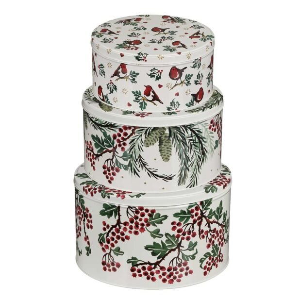 Emma Bridgewater Little Daffodil Set of Three Round Cake Tins