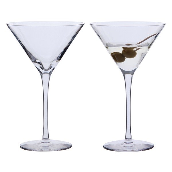 Dartington Crystal Bar Excellence Martini Glass Set of 2 Portmeirion