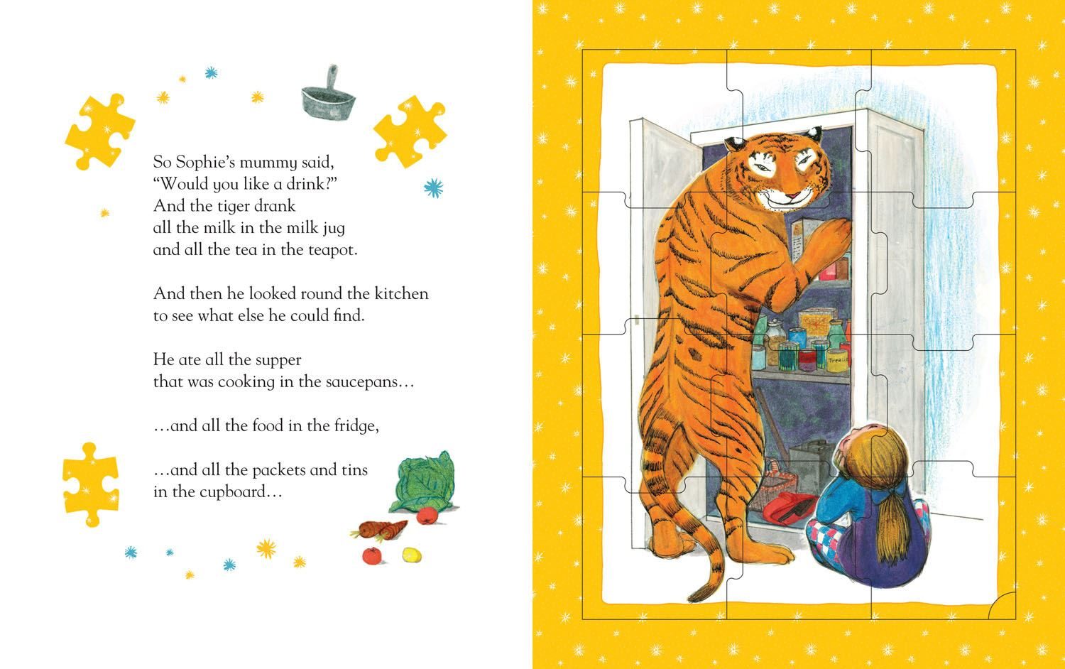The Tiger Who Came To Tea Jigsaw Book | At Portmeirion Online ...