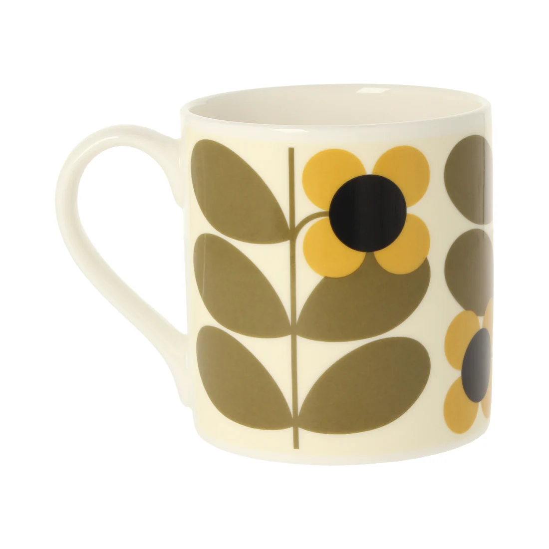 Orla Kiely Tazza Grande In Porcellana Lady Bug Nutmeg – 350 Ml, Design Geometrico Coccinelle - 3