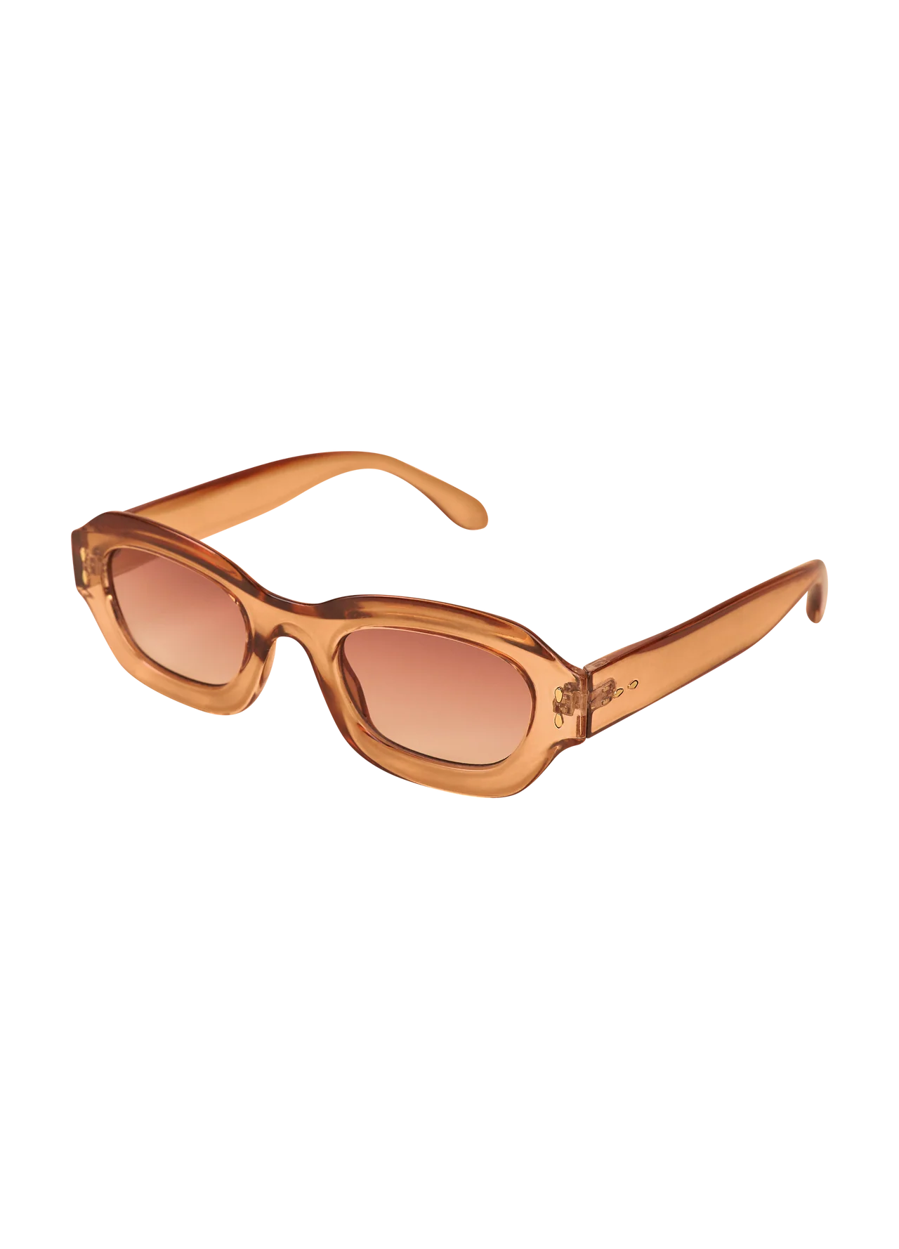 Powder UK Limited Edition Honey in Petal/nude sunglasses w/print hard case-NWT Powder Sunglasses | Edmonds main image 4