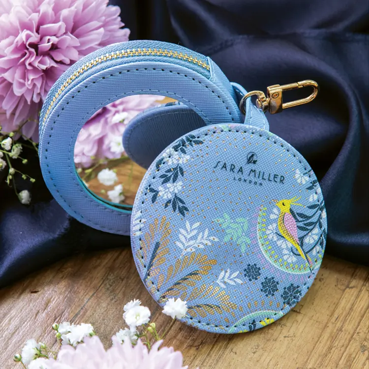 Sara Miller Savannah Key Ring Pouch & Mirror | At Portmeirion Online ...