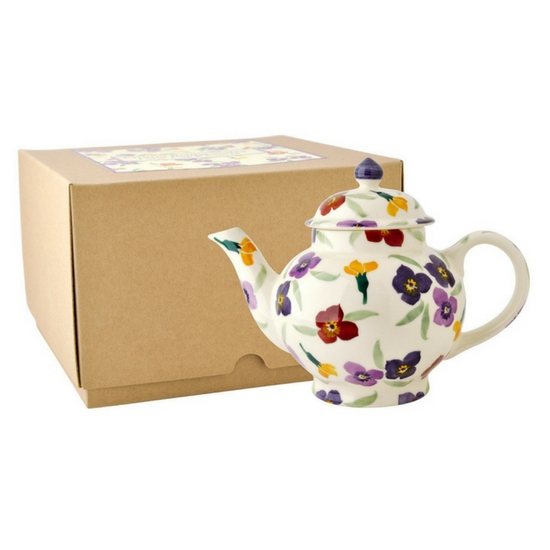 Emma Bridgewater Wallflower 4 Cup Teapot Boxed Teapots Portmeirion