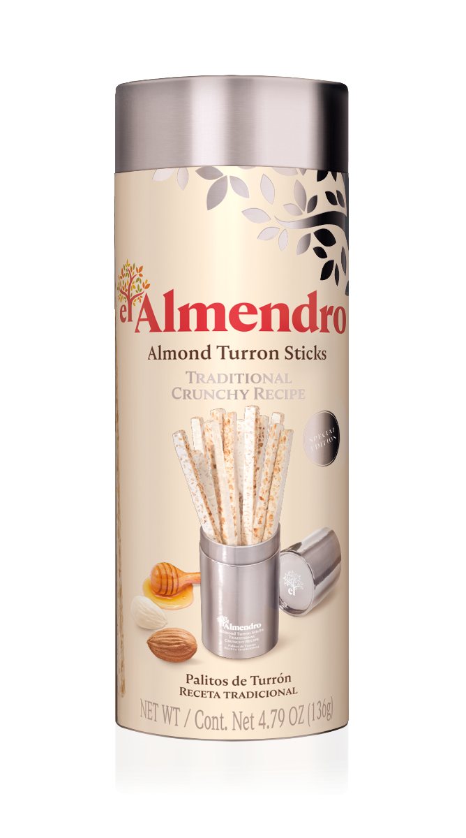 Turron Sticks El Almendro Traditional Crunchy Almond Turron Sticks 136g | At Portmei ...