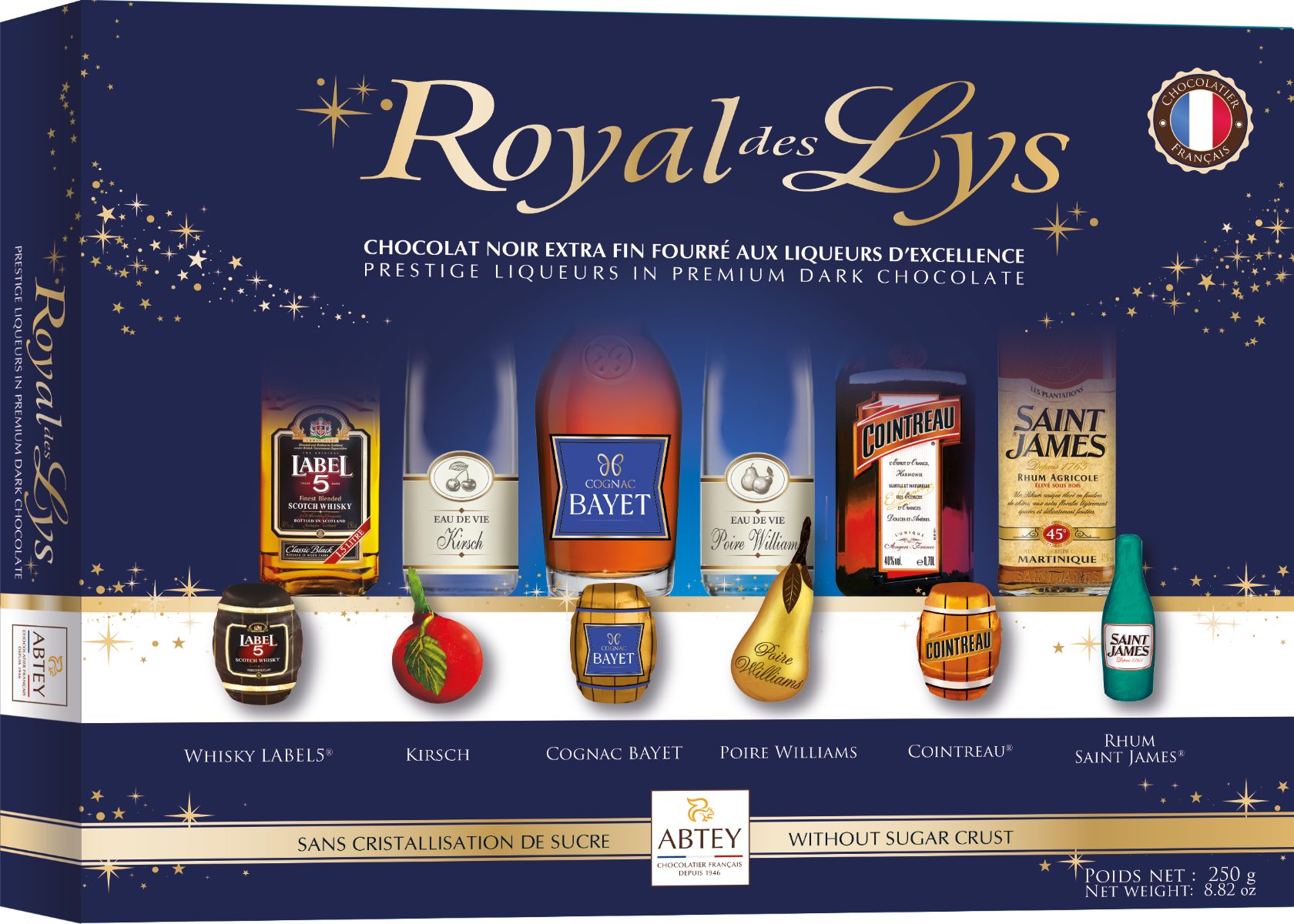 ABTEY So French! Marc De Champagne Chocolate Ganache 335g - Dark - View #8