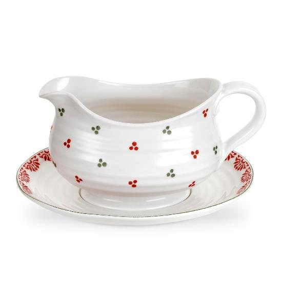 Sophie Conran Christmas Gravy Boat & Stand Portmeirion Online