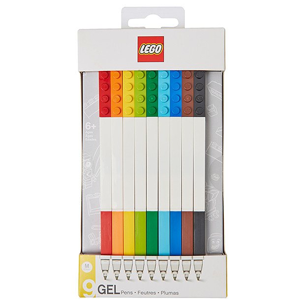 LEGO Gel 9 pack Pen Set  Buy Online Here - Portmeirion Online