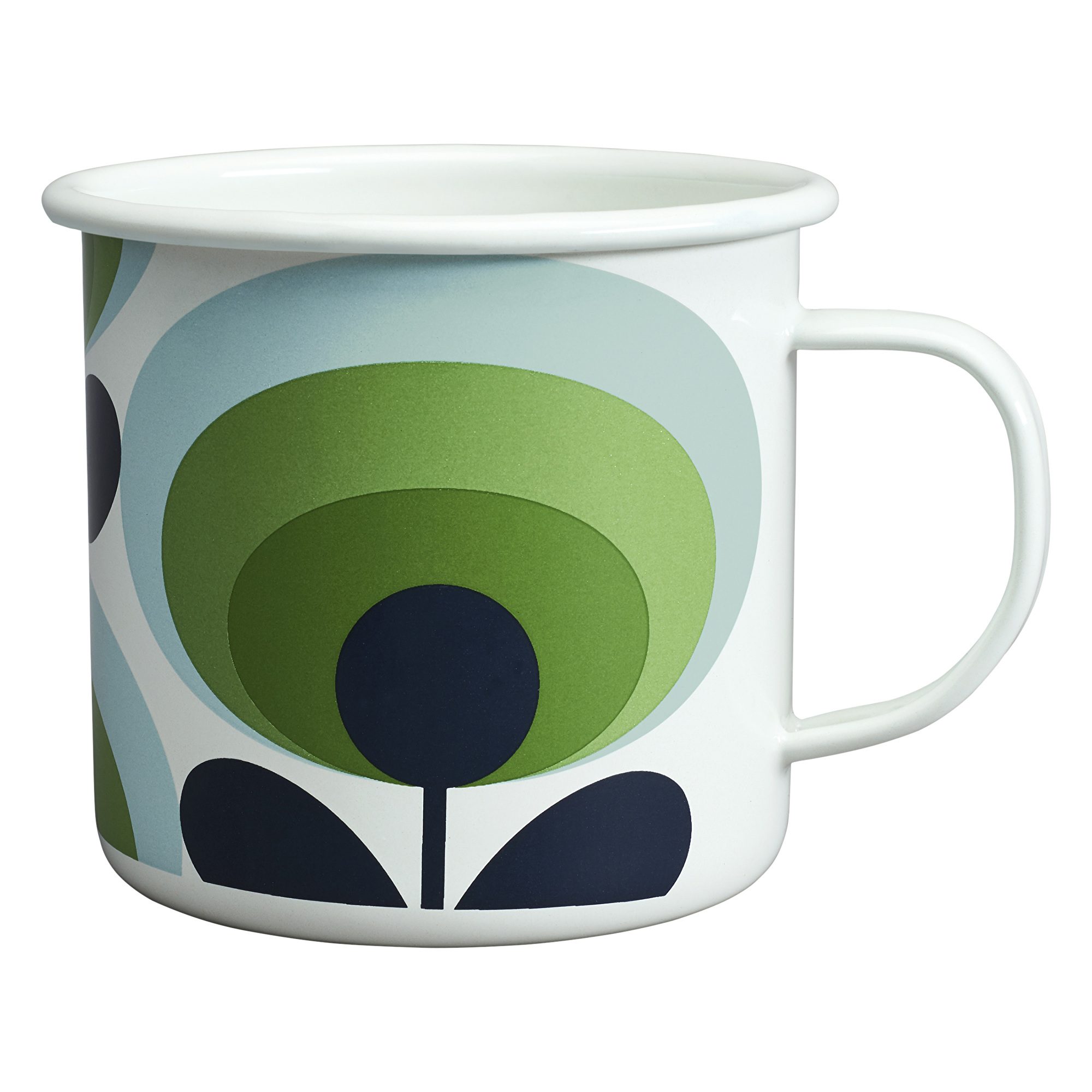 Orla Kiely Apple Enamel Mug Buy Online Here Portmeirion Online
