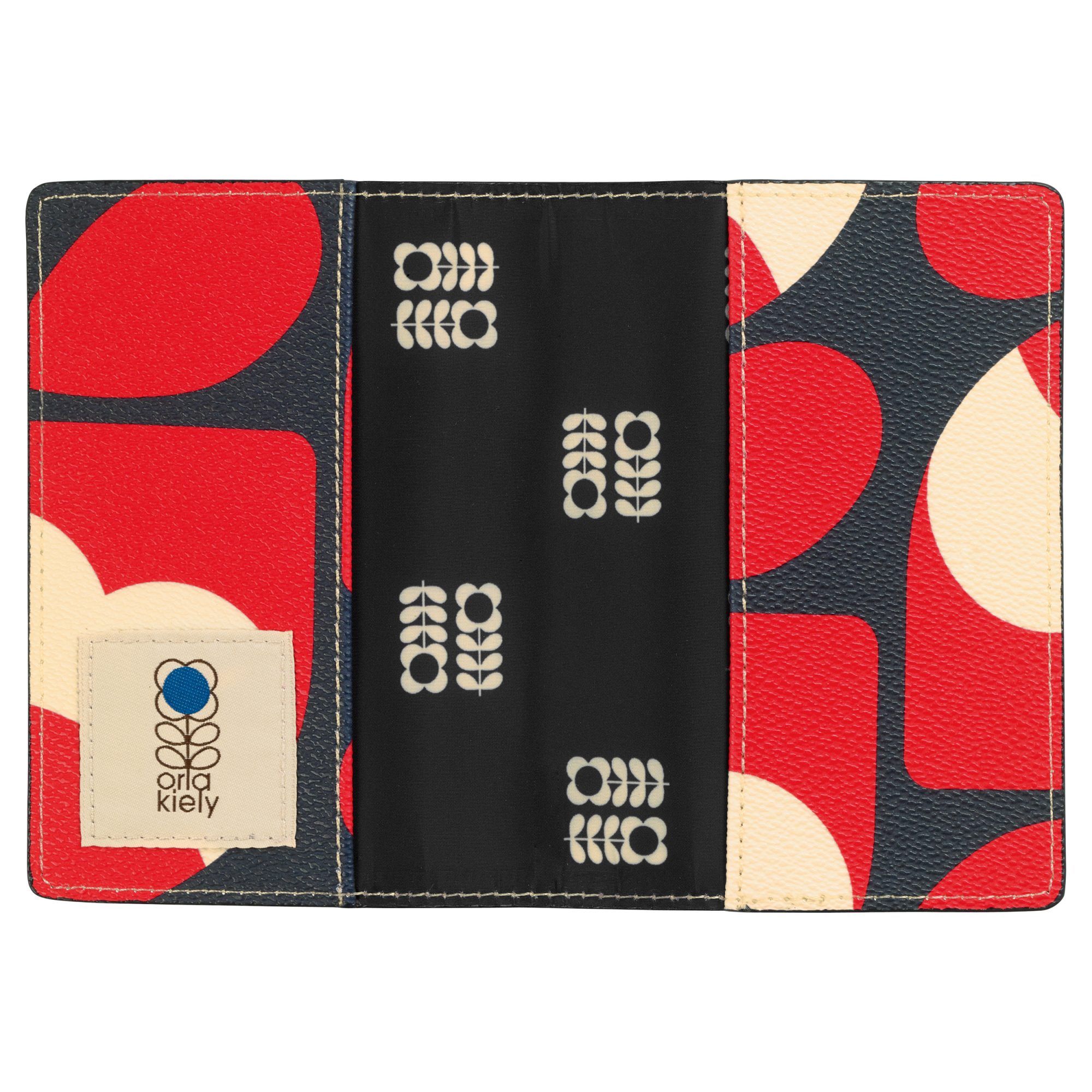 Orla Kiely Spring Bloom Passport Cover Ruby; Portmeirion Village Shops