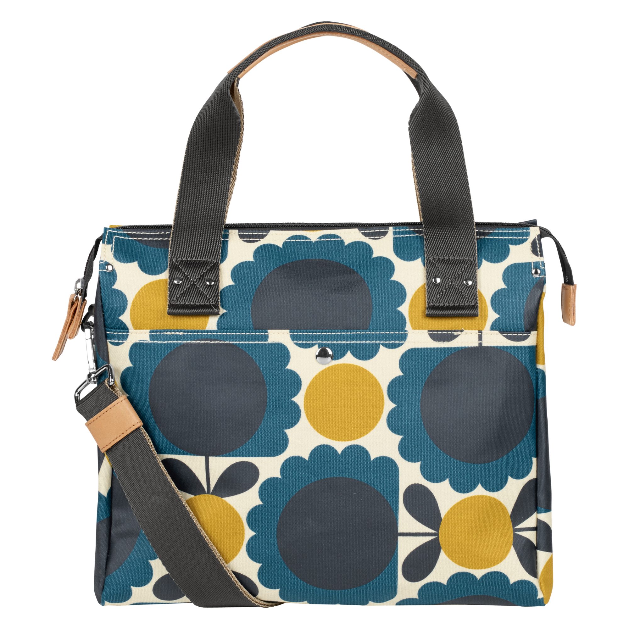 Orla Kiely Zip Messenger Denim Handbags Portmeirion Online