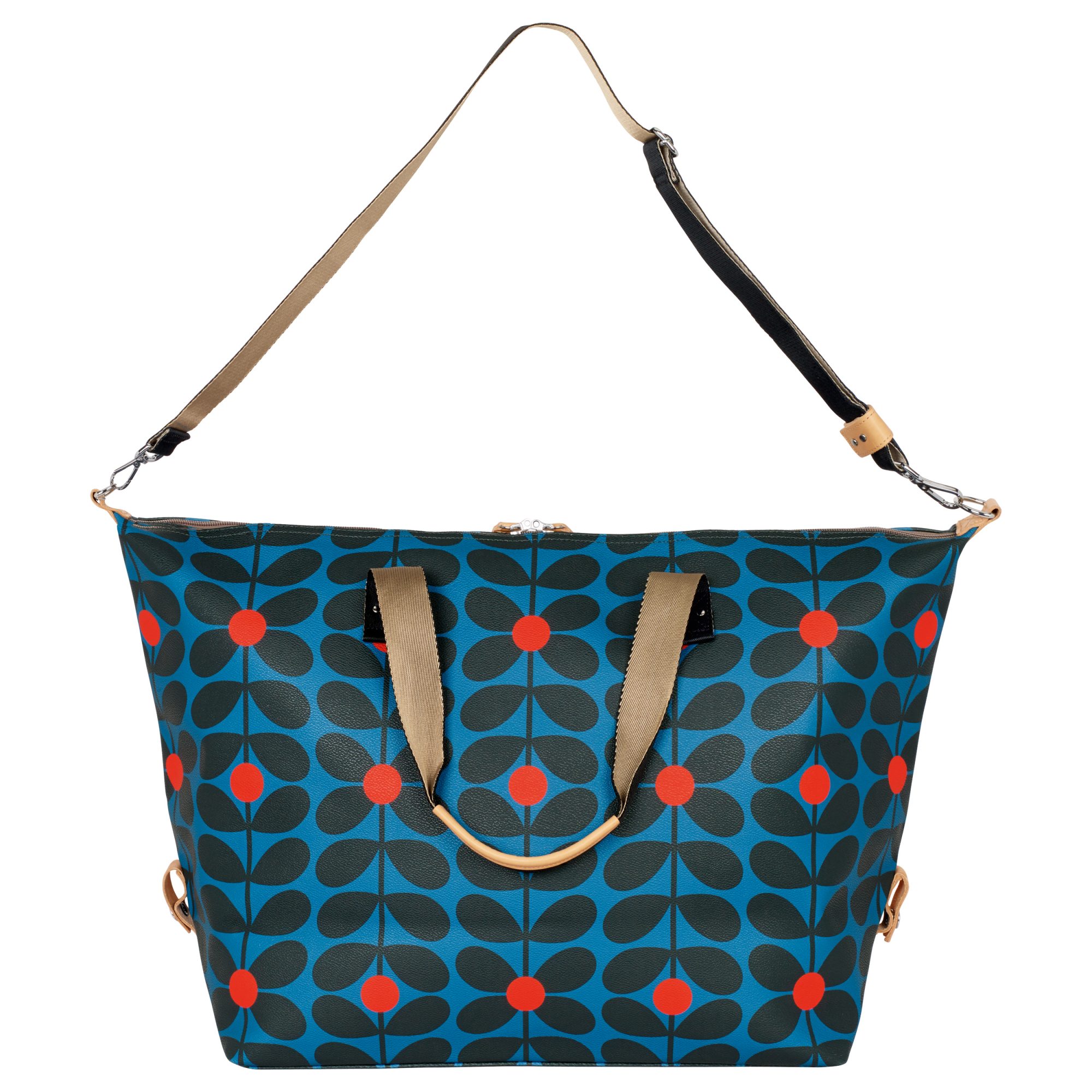 Orla Kiely Large Zip Holdall Kingfisher Holdalls Portmeirion Online