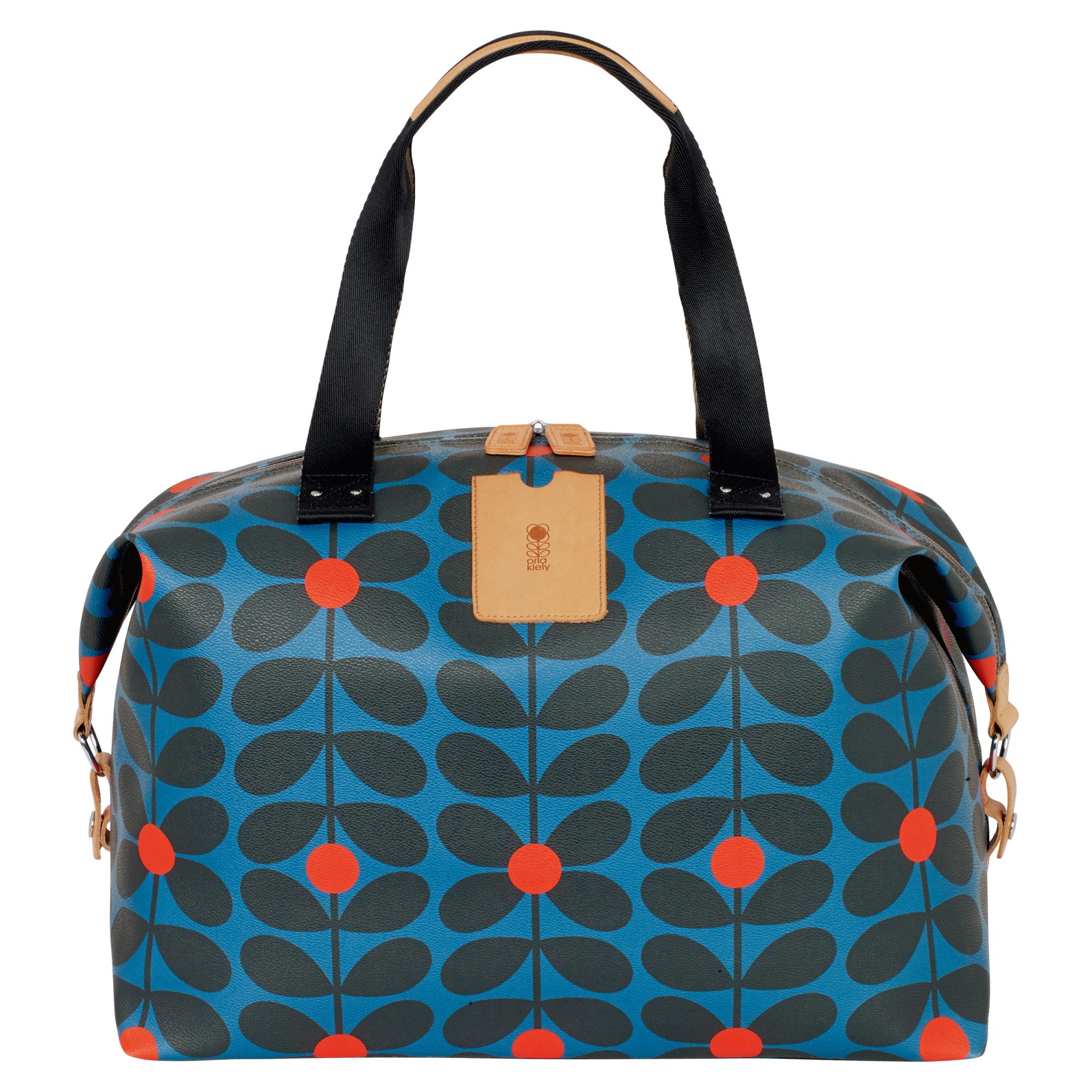 Orla Kiely Large Zip Holdall Kingfisher Holdalls Portmeirion Online