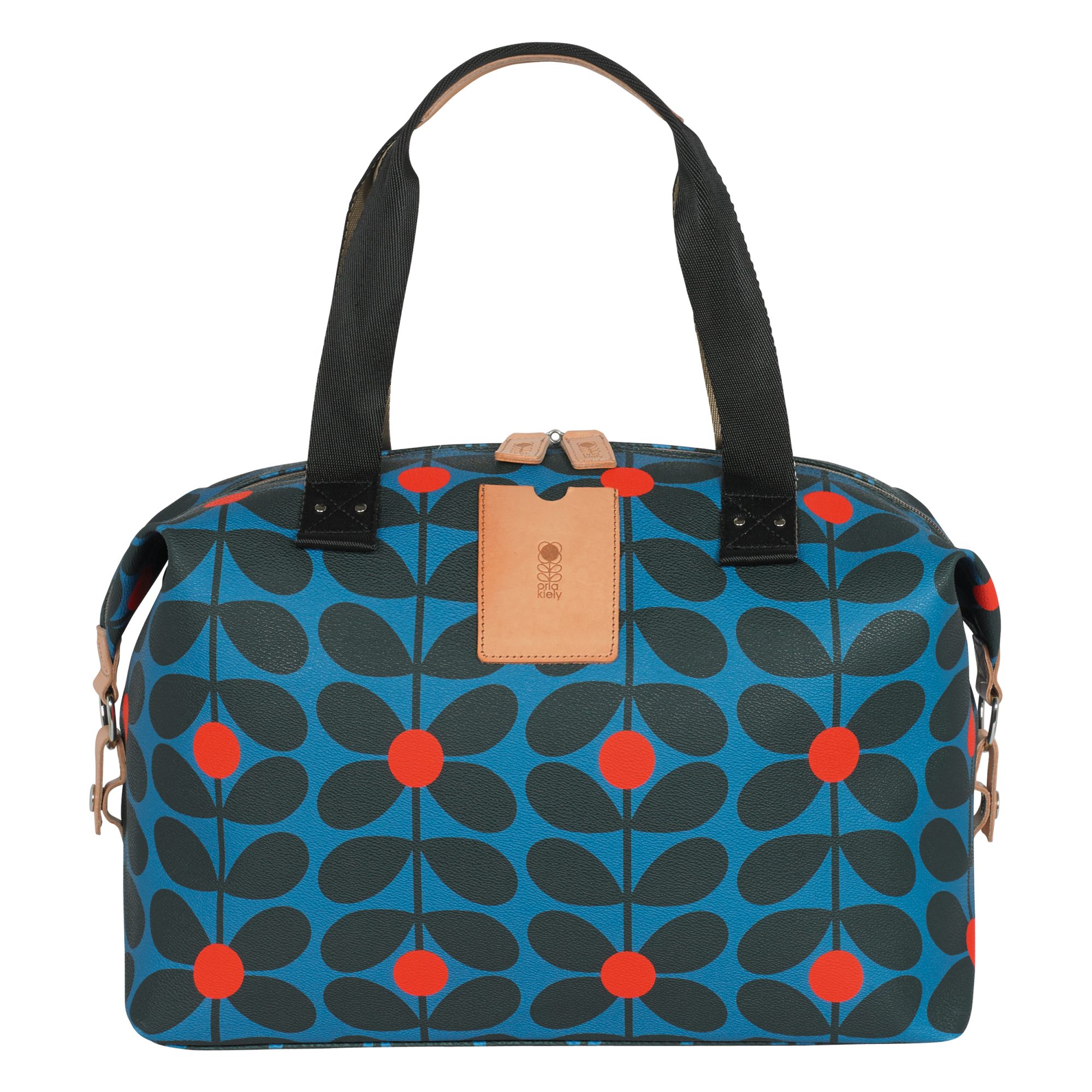 Orla Kiely Medium Zip Holdall Kingfisher Holdalls Portmeirion Online
