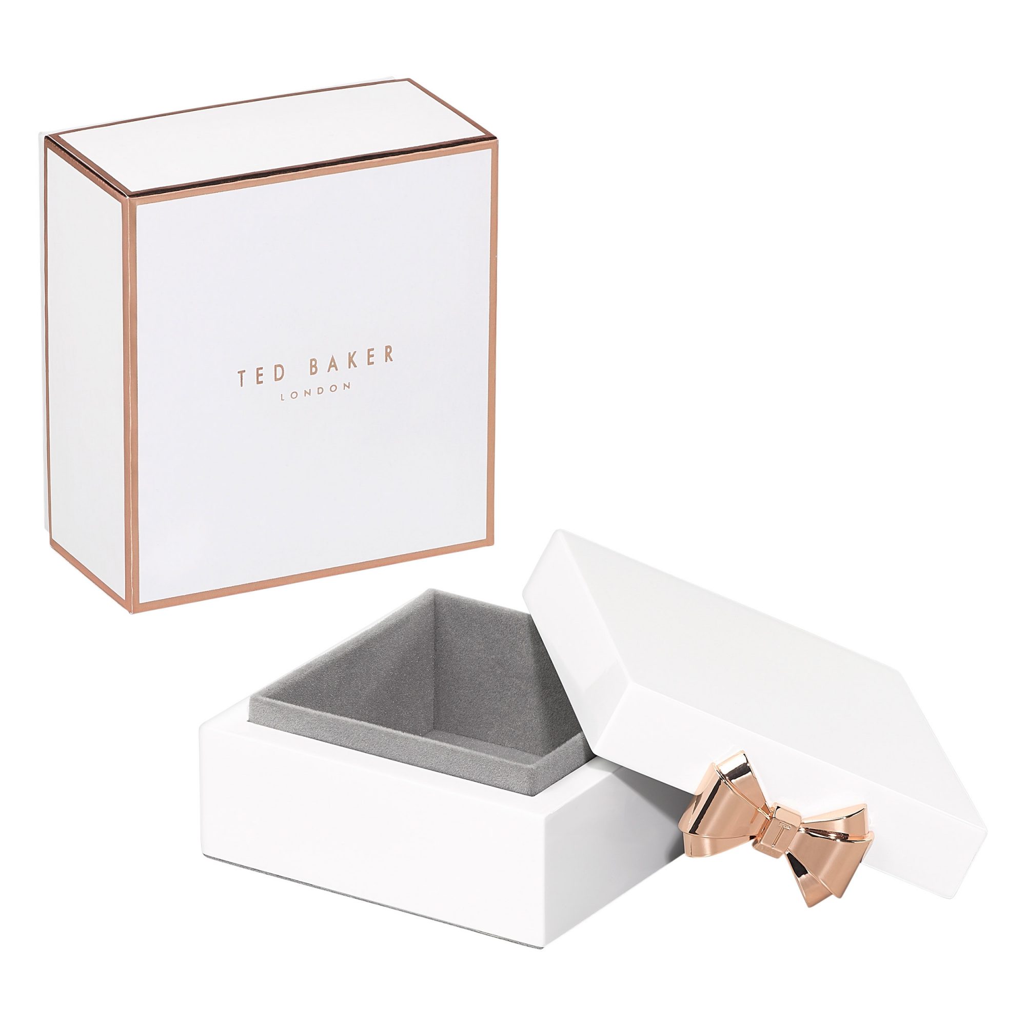 Ted Baker Small White lacquered Jewellery Box Portmeirion Online