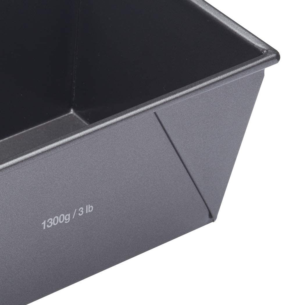 Ultimate Non-Stick Box Sided Loaf Tin 22x11.5cm in Black