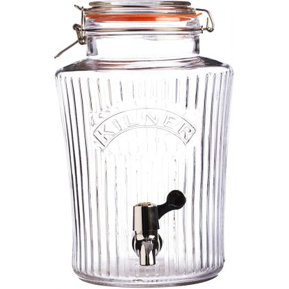 Kilner Snack On The Go Glass Jar Set Stainless Steel Cup Keeps Dry  Ingredients Separate from Wet Foods, 17-Fluid Ounces, 0.5L