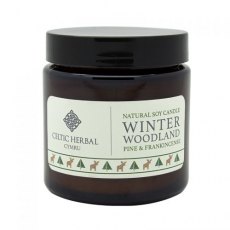 Celtic Herbal Cymru Winter Woodland Soy Candle With Pine & Frankincense