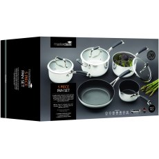 MasterClass 5pc Deluxe Stainless Steel Cookware Set