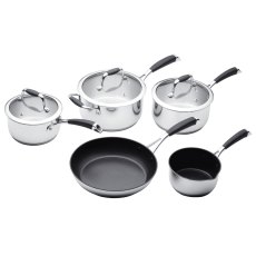 MasterClass 5pc Deluxe Stainless Steel Cookware Set