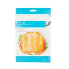 KitchenCraft Non-Stick Pack of 2 Reusable Toaster Bags