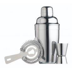 BarCraft Stainless Steel 3 Piece Cocktail Set
