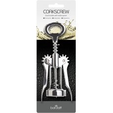 BarCraft Chrome Handled Wing Corkscrew