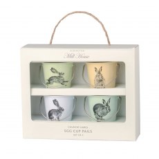 Country Hare Egg Cup Pail