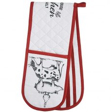 KitchenCraft  Farmhouse Kitchen Double Oven Gloves