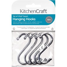 Chrome Plated Hanging S Hooks 80mm